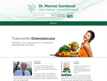 Tablet Screenshot of drmarcossandoval.com